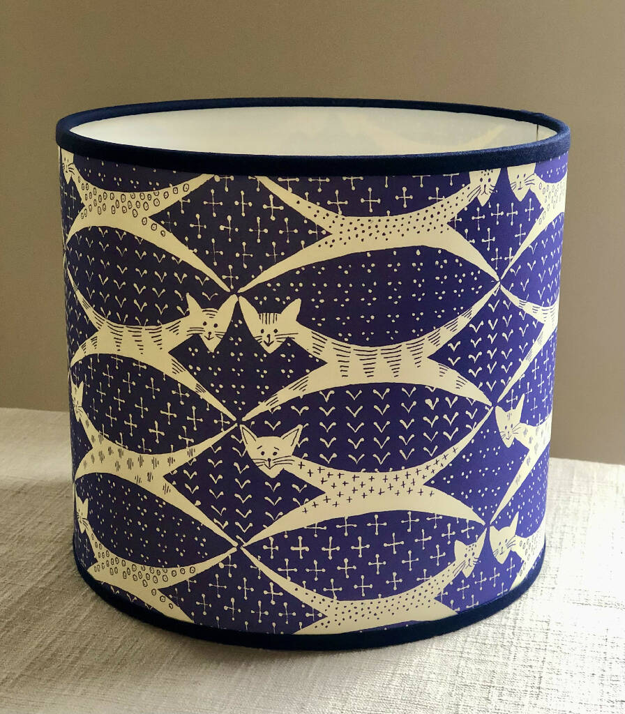 'Fancy Felines' Drum Lampshade - Image 4