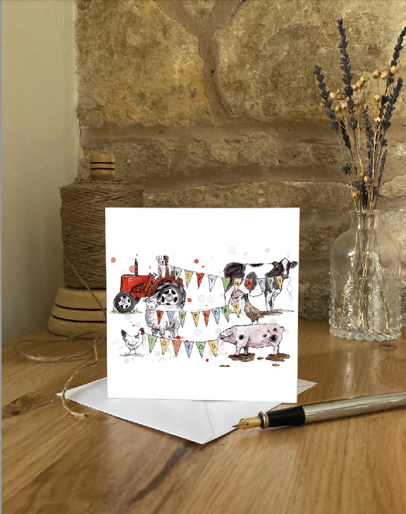 Farmyard Birthday | Greetings Card