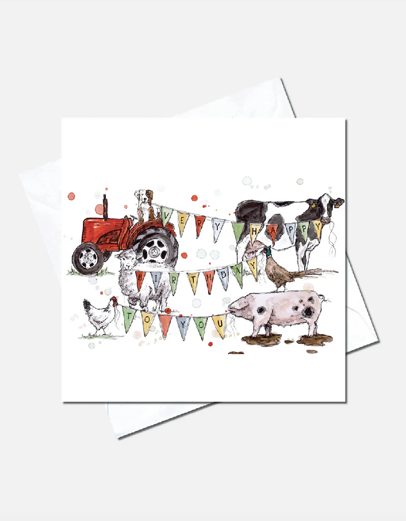 Farmyard Birthday | Greetings Card - Image 2