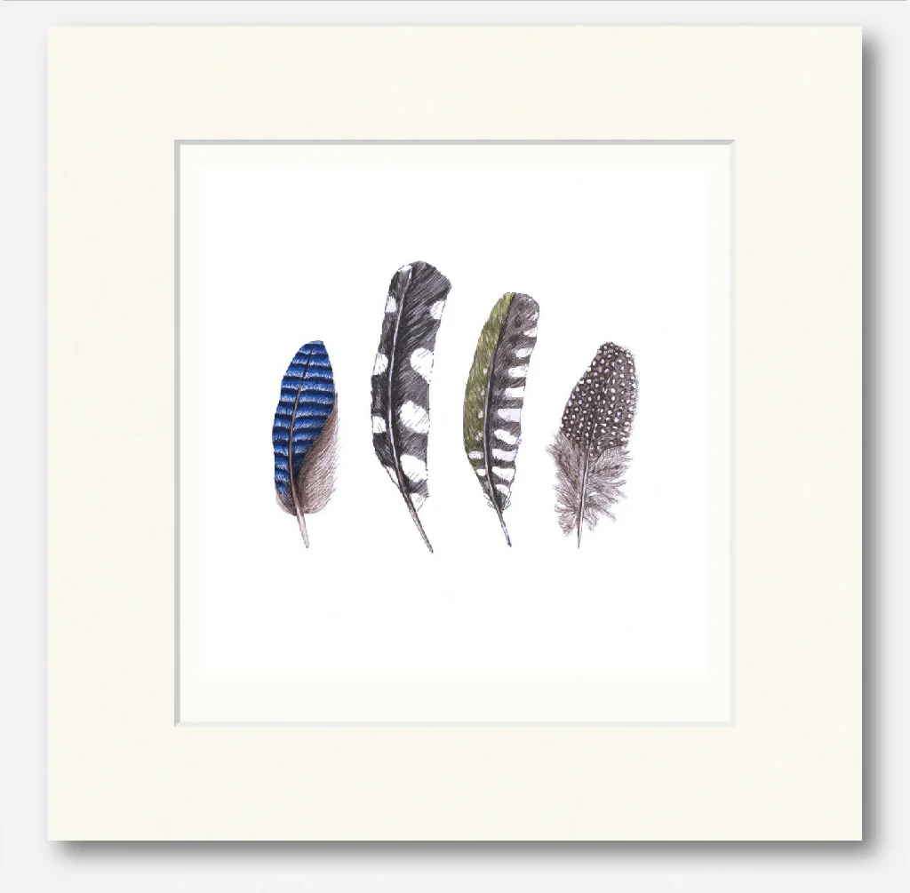 Feather - Signed and mounted Giclée Art Print - Image 4