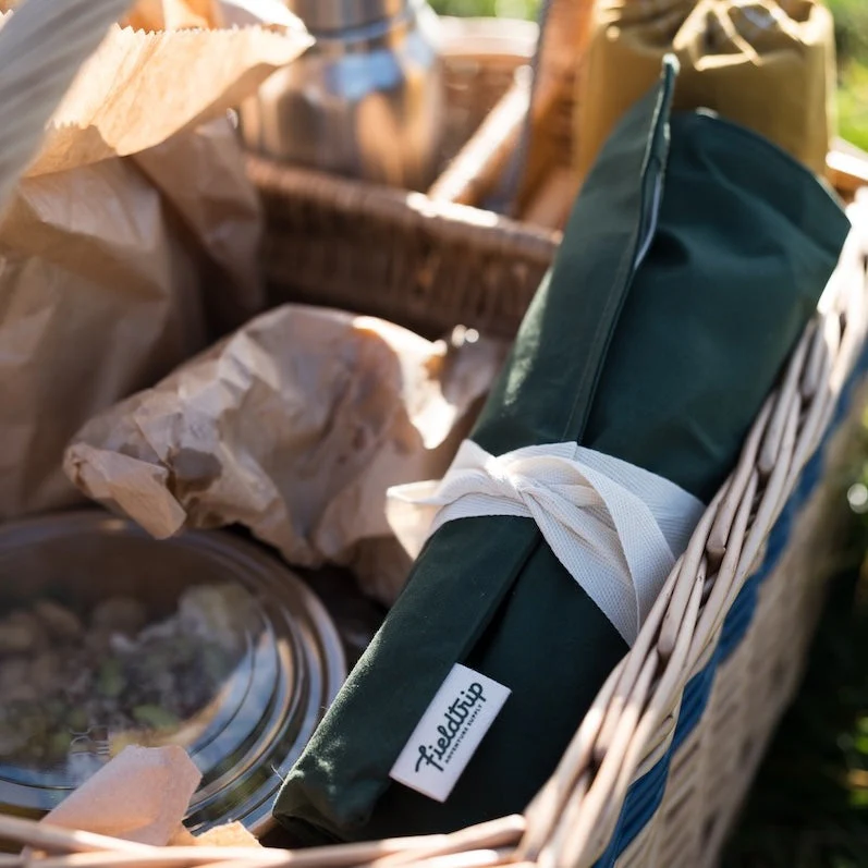Fieldtrip Mess Kit - Waxed Cotton Cutlery & Utensil Tool Roll - Image 3
