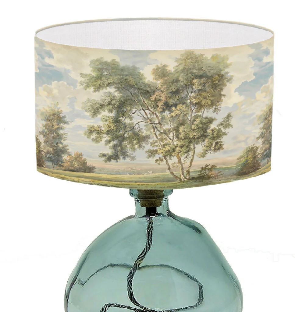 Fine Art Watercolour Landscape Lampshade - Image 5