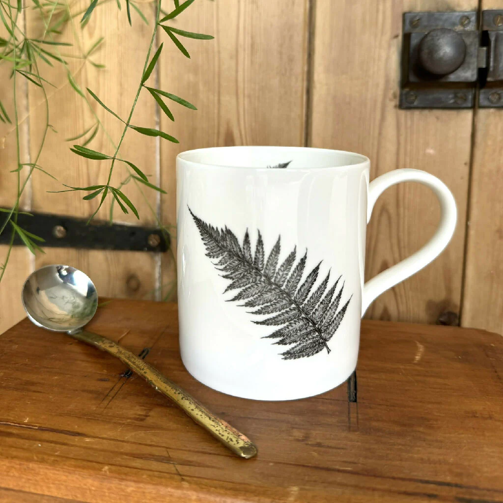 Fine Bone China Fern Mug - Image 3