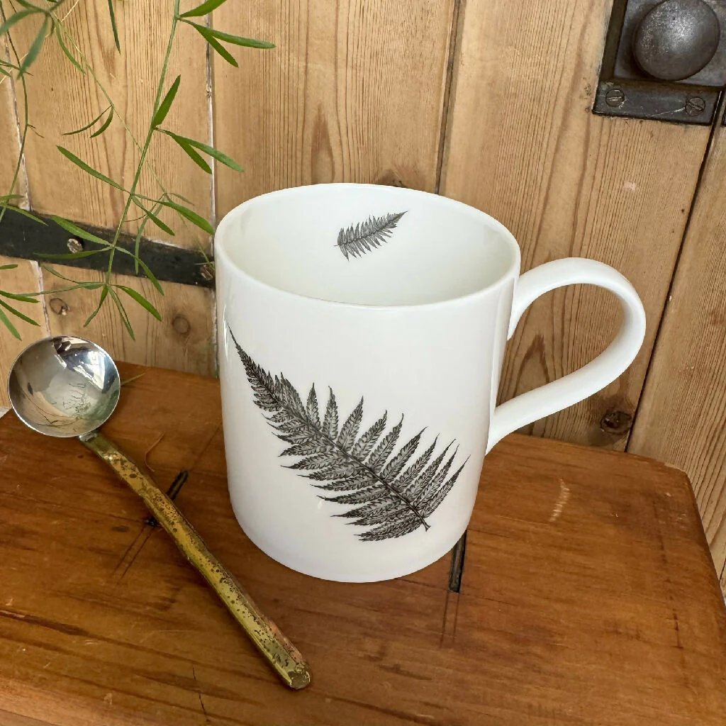 Fine Bone China Fern Mug - Image 4