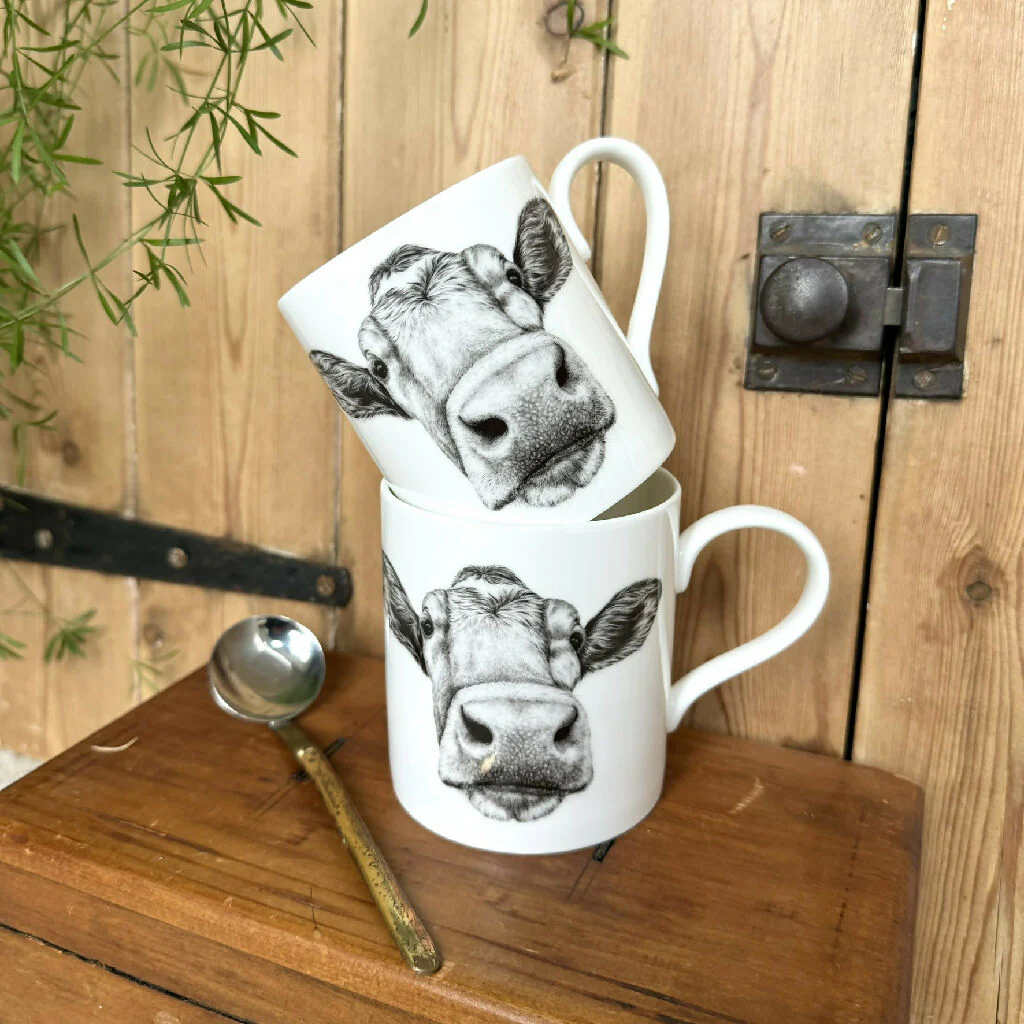 Fine Bone China Guernsey Cow Mug - Image 2