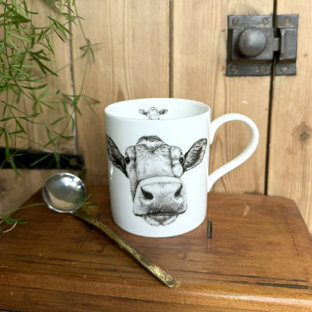 Fine Bone China Guernsey Cow Mug - Image 4