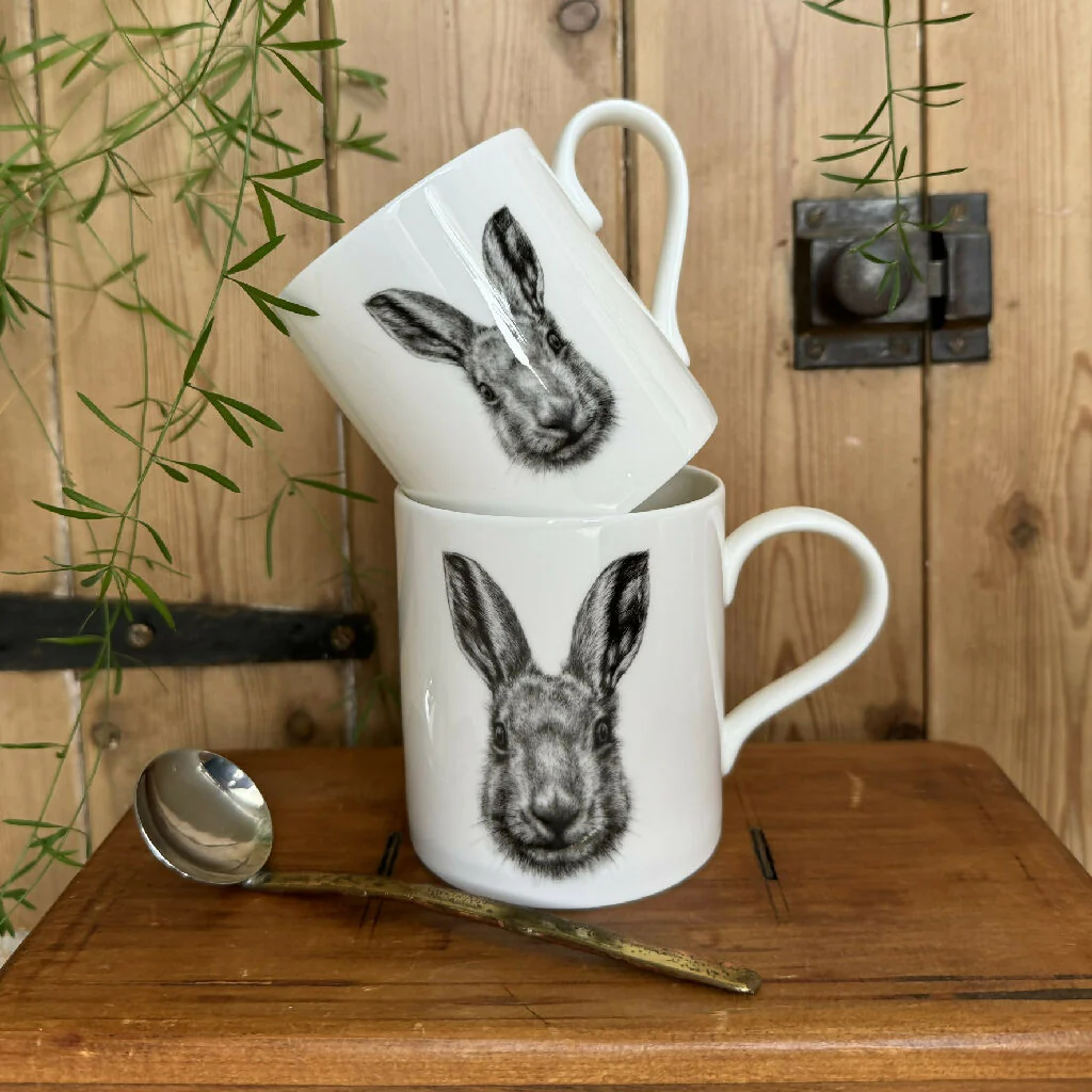 Fine Bone China Hare Mug - Image 5