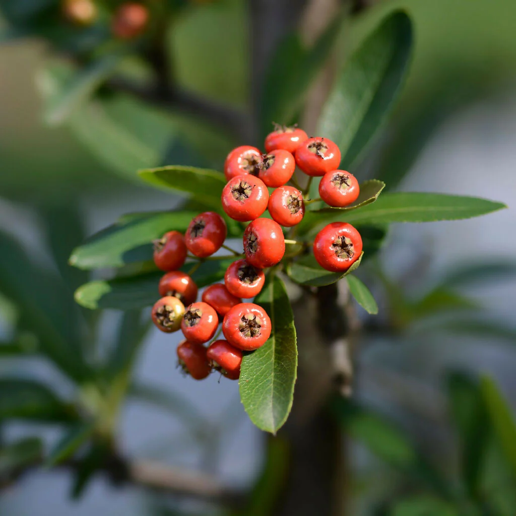 Firethorn Plants, Pyracantha 'Red Column', Full Plants in 10 Litre Pots - Image 2