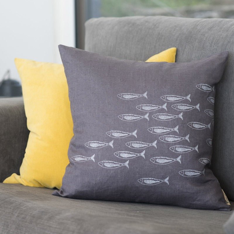 Fish Cushion Pure Linen - Image 5