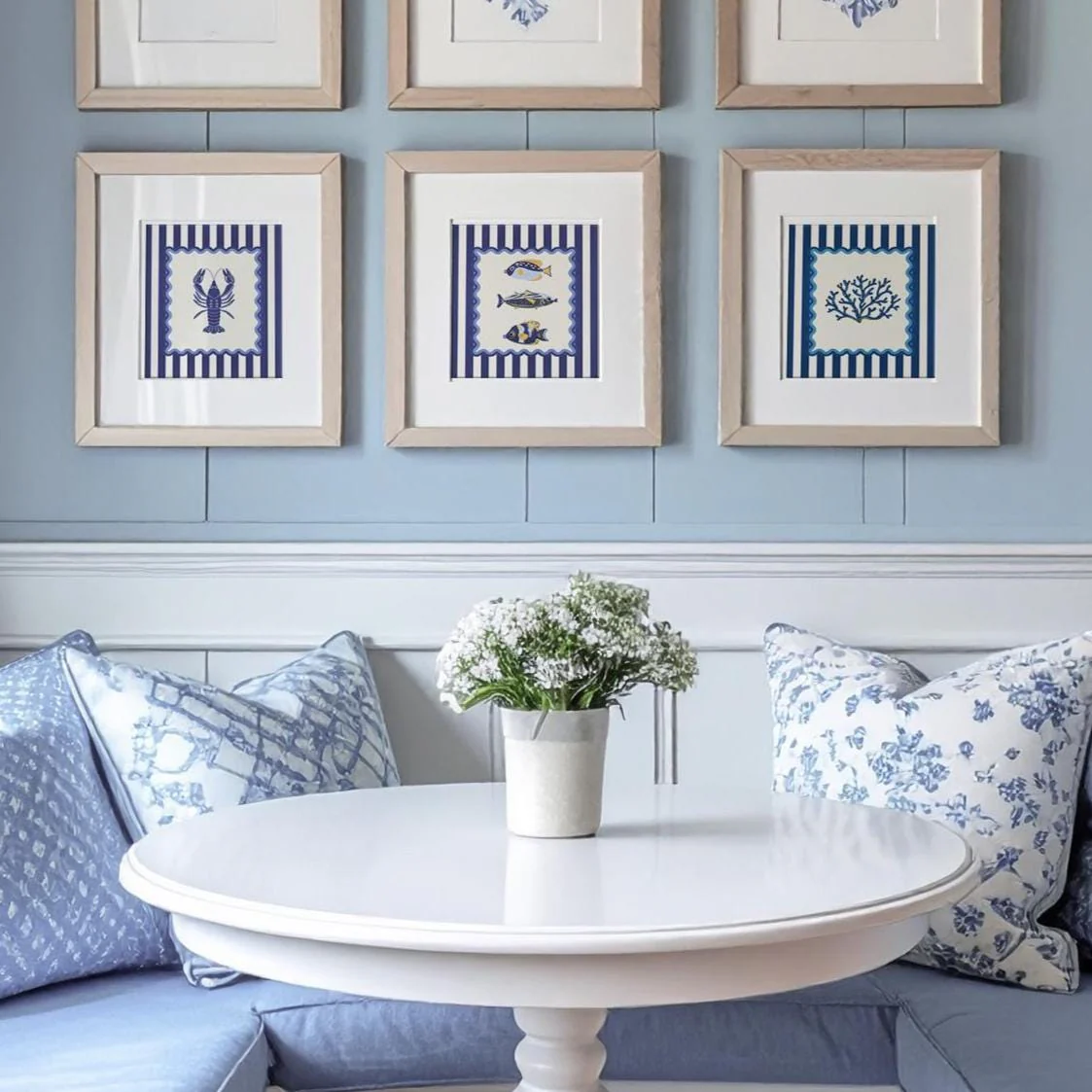 Fish Print Coastal Print Nautical Kitchen Wall Art - Image 4