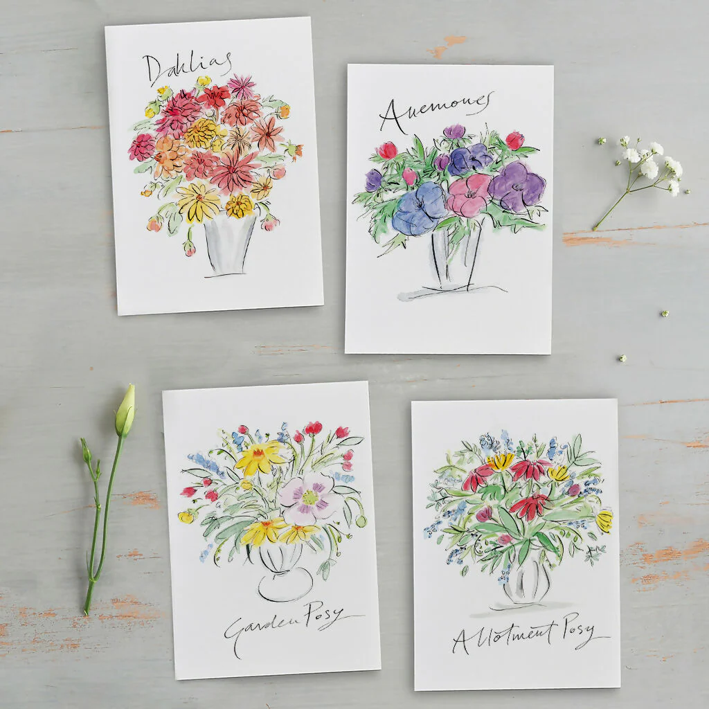 'Floral Delights' Postcard Set