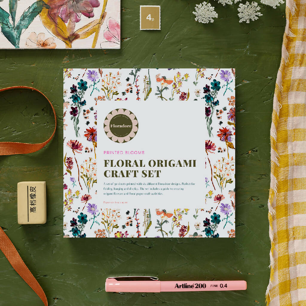 Floral Origami Craft Kit