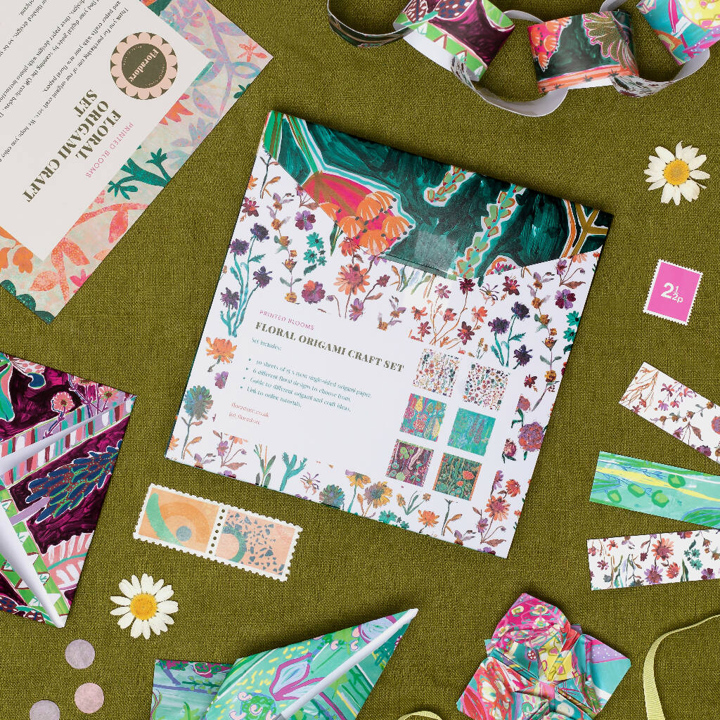 Floral Origami Craft Kit - Image 2