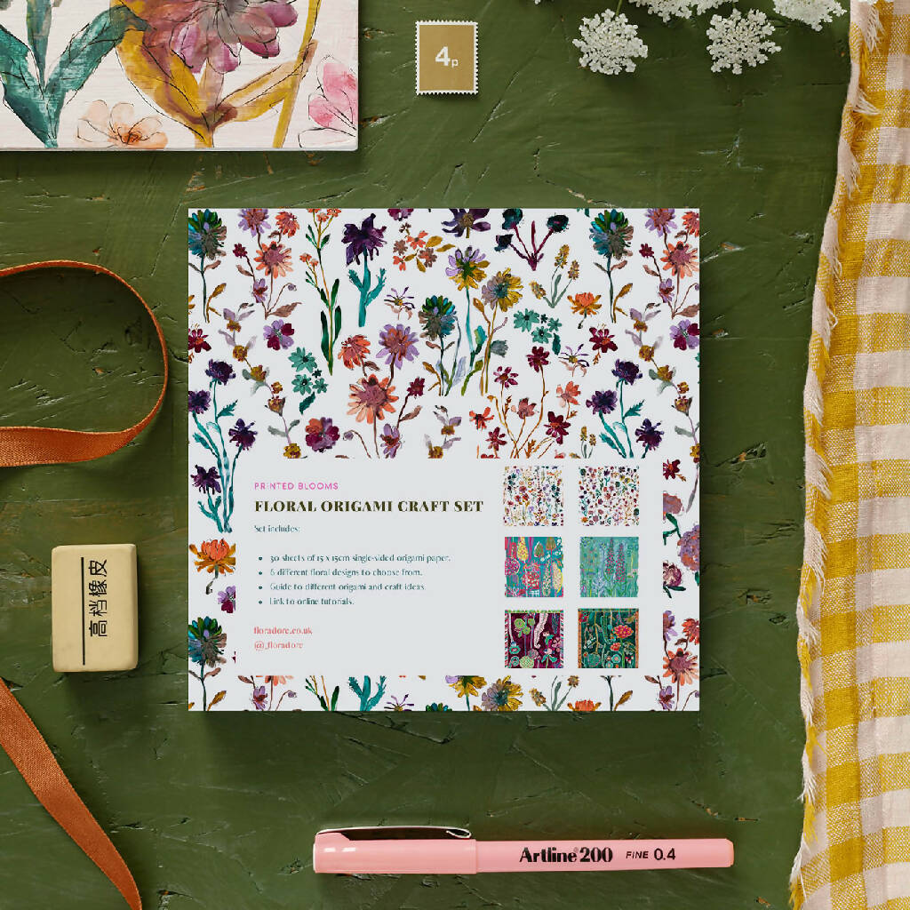 Floral Origami Craft Kit - Image 6
