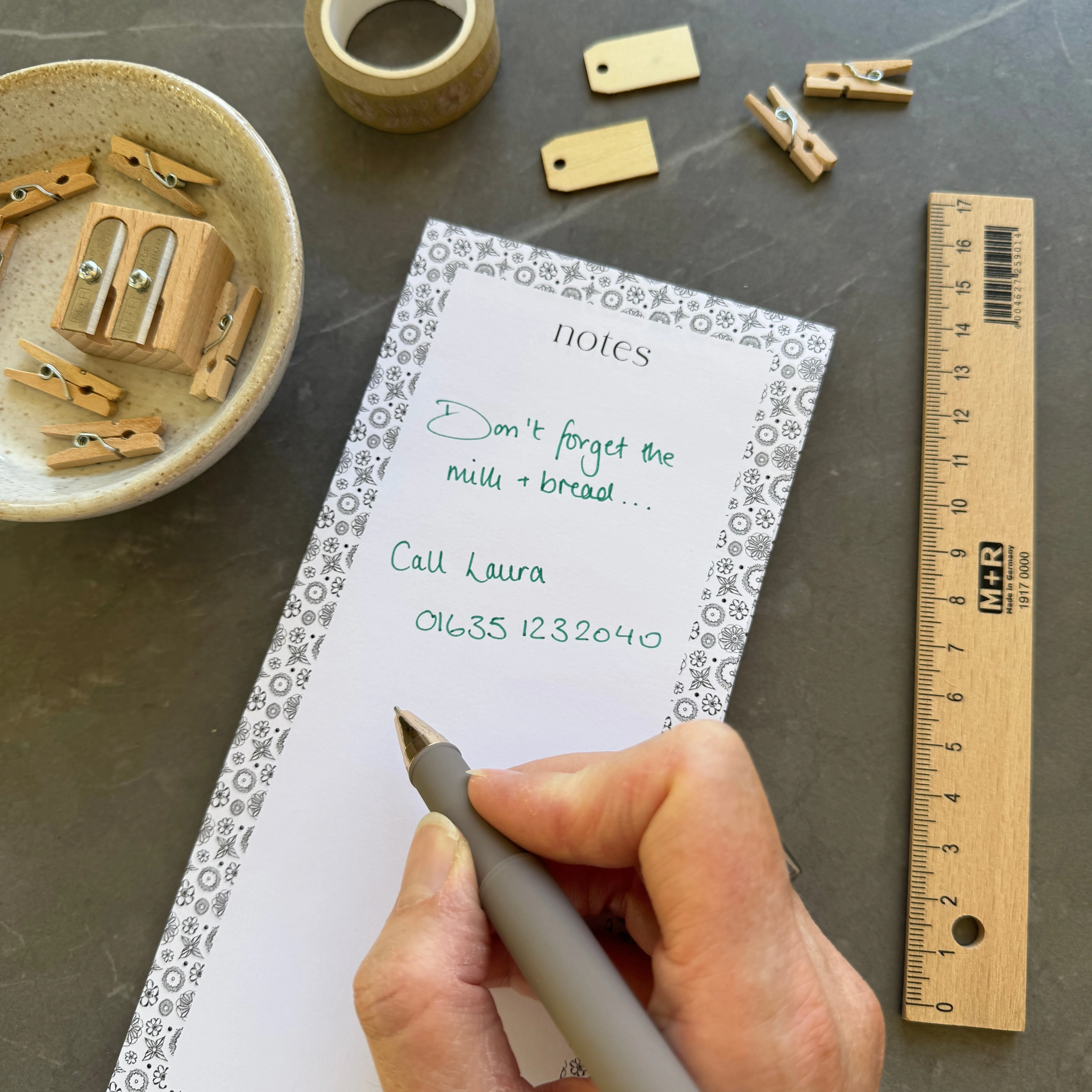 Floral Patterned To Do List Pad - Image 6