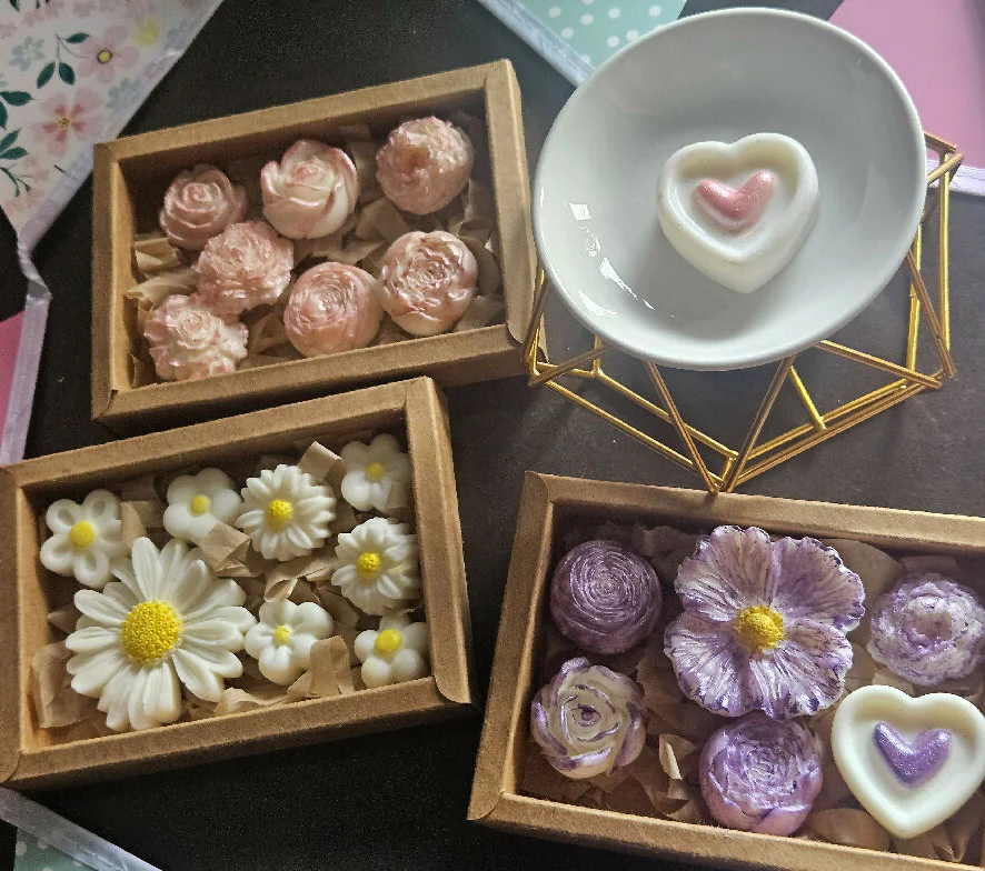 Floral Soy Wax Melt Gift Set – Perfume Inspired, Vegan Friendly