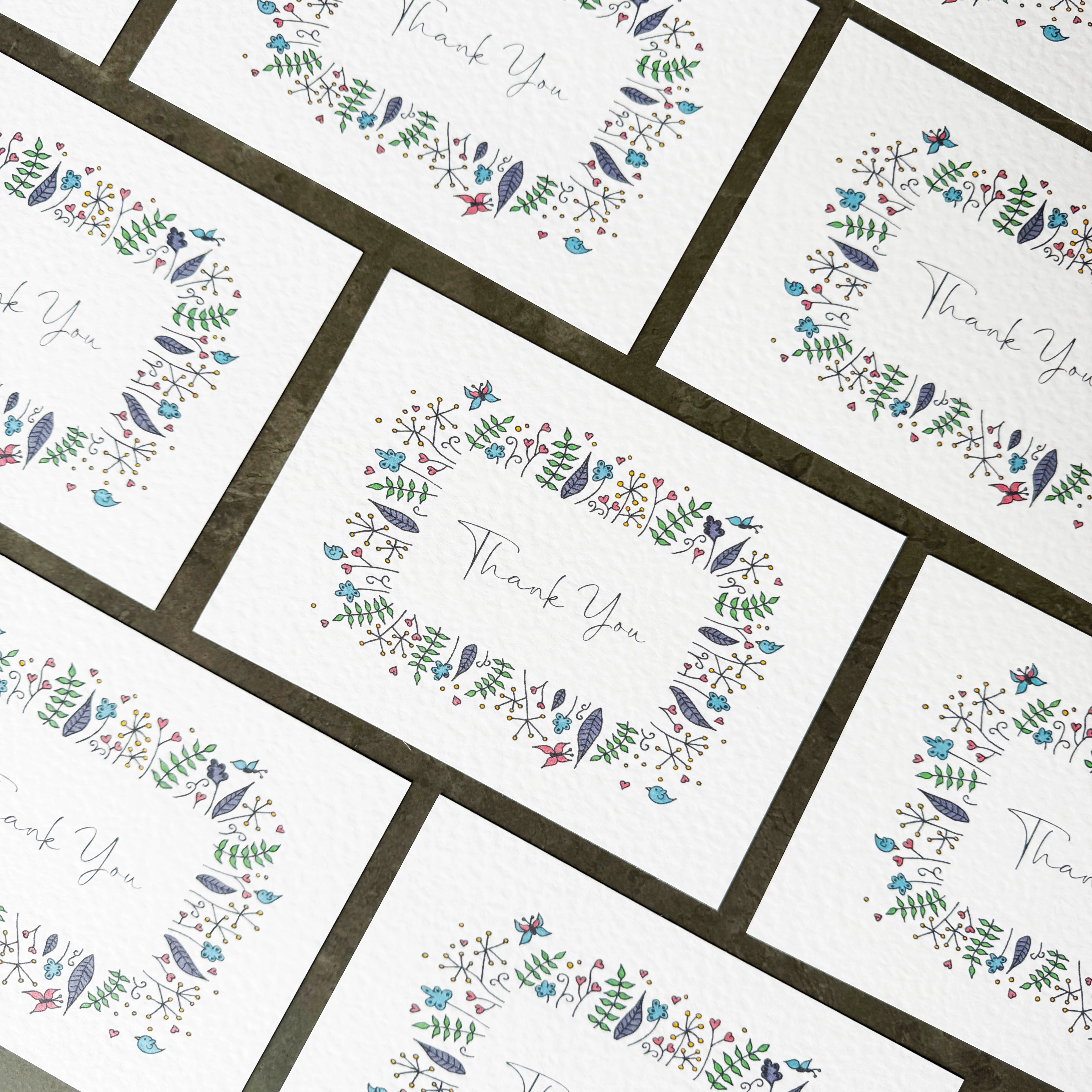 Pretty floral Note Cards - Image 2