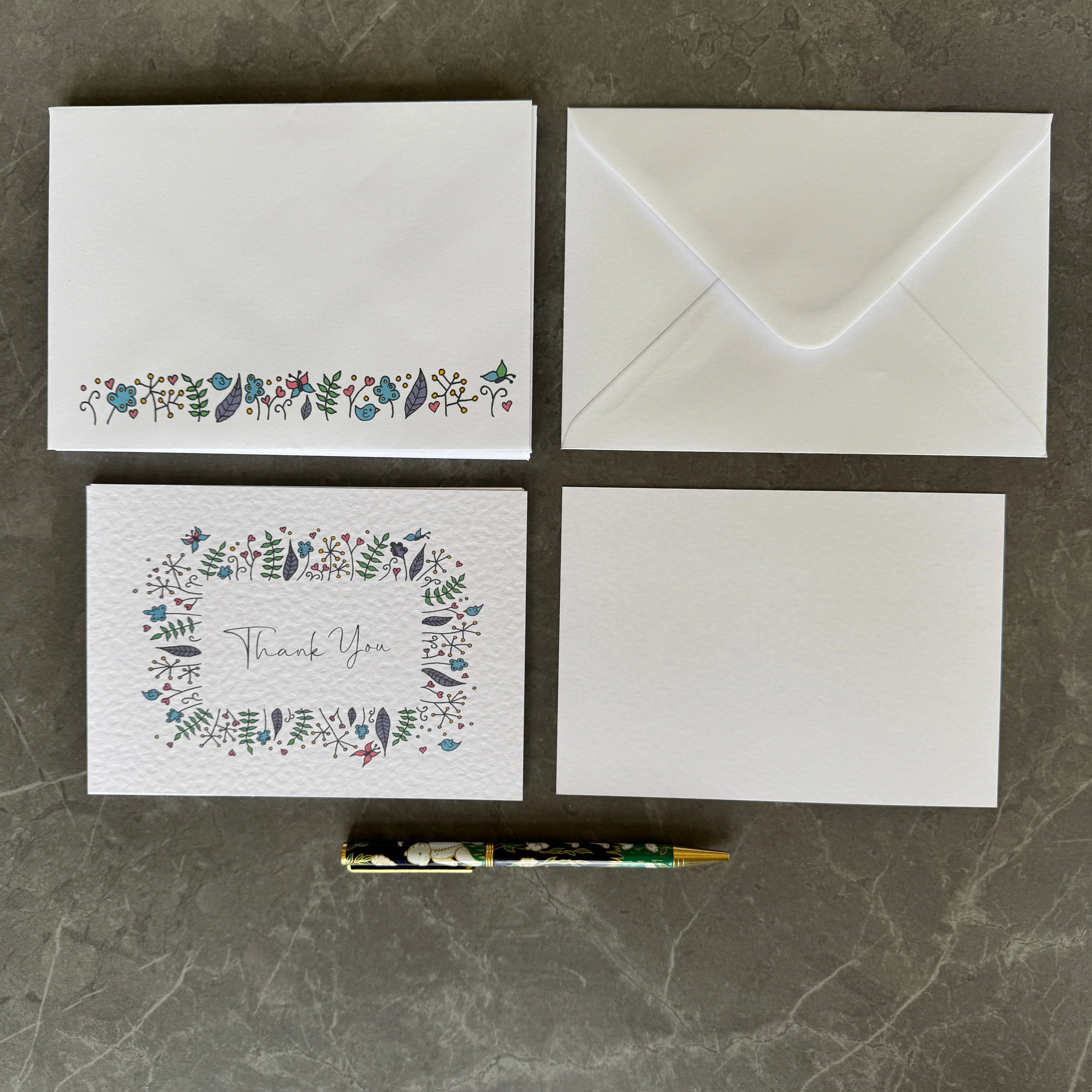 Pretty floral Note Cards - Image 5