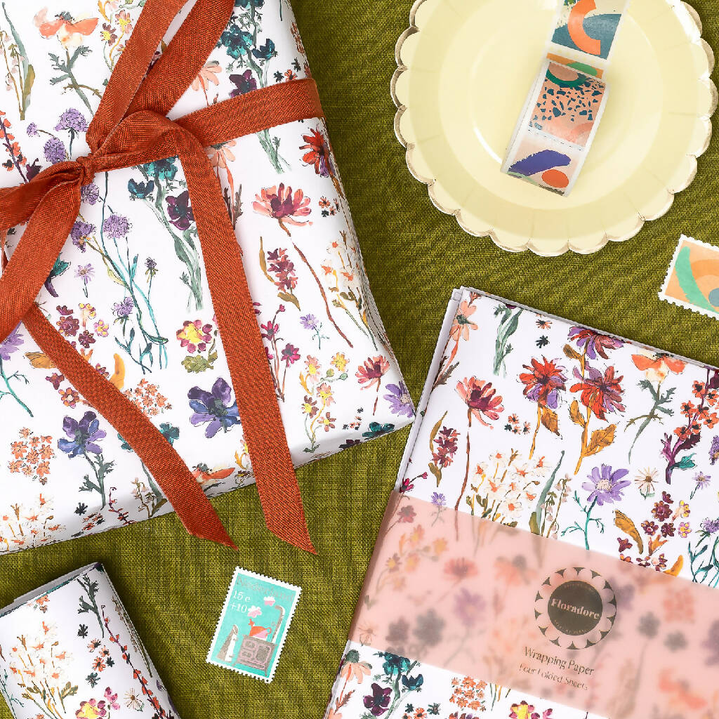 Floral Wrapping Paper Set - Image 2