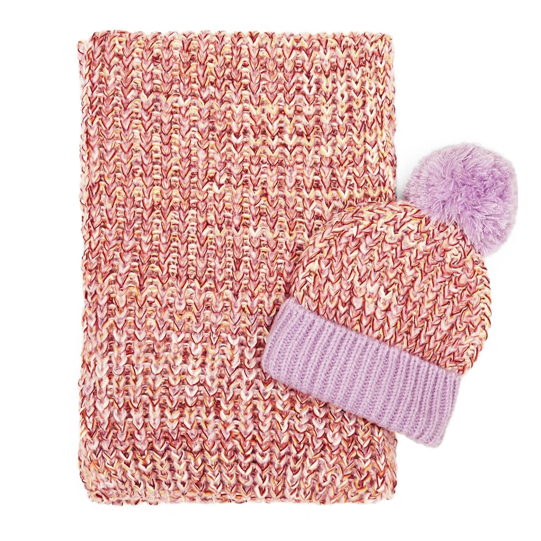 Florence Chunky Scarf - Lilac - Image 3