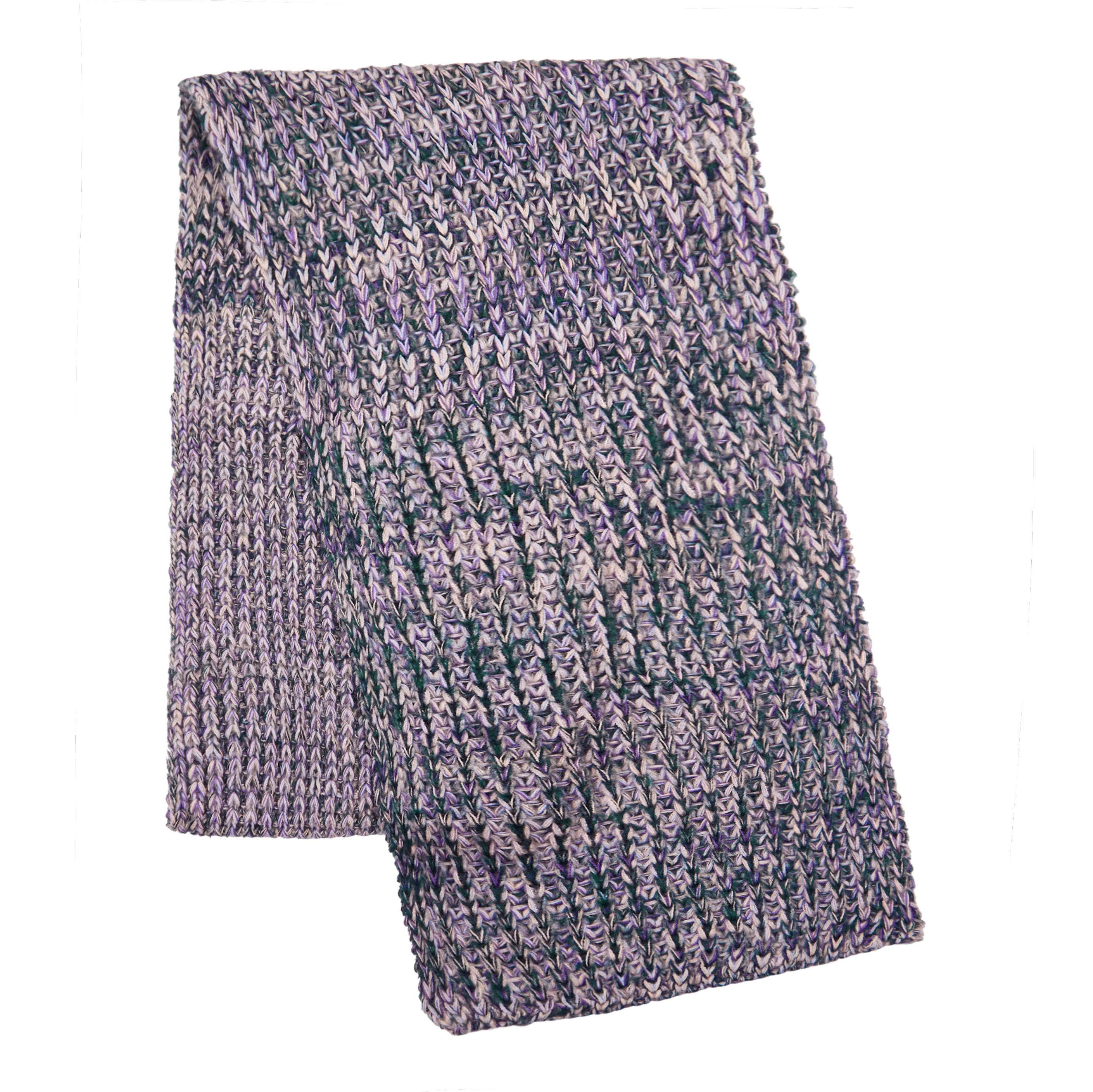 Florence Twist Oversized Chunky Knit Scarf - Purple - Image 2