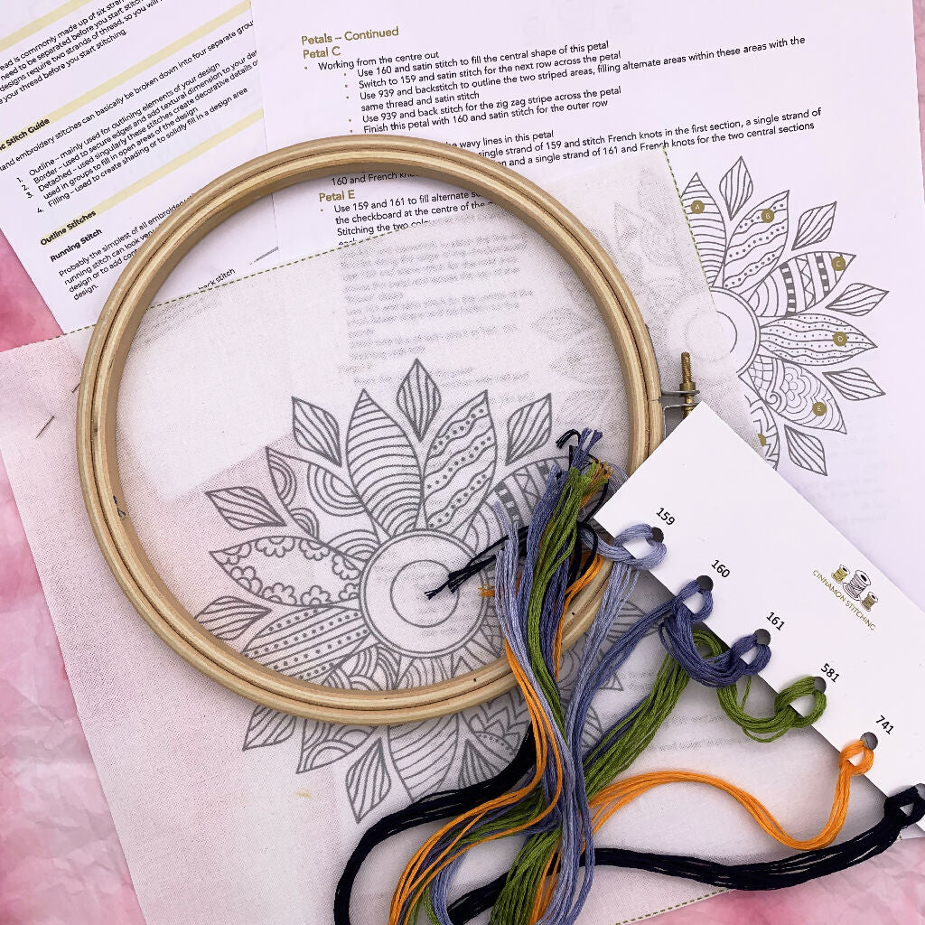 Flower Embroidery Kit - Image 8