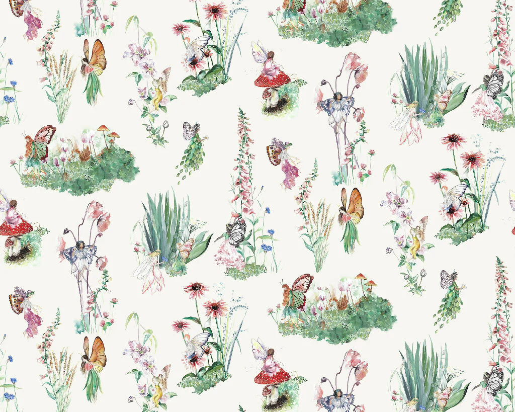 Flower Fairy Garden Curtain Fabric - Image 6
