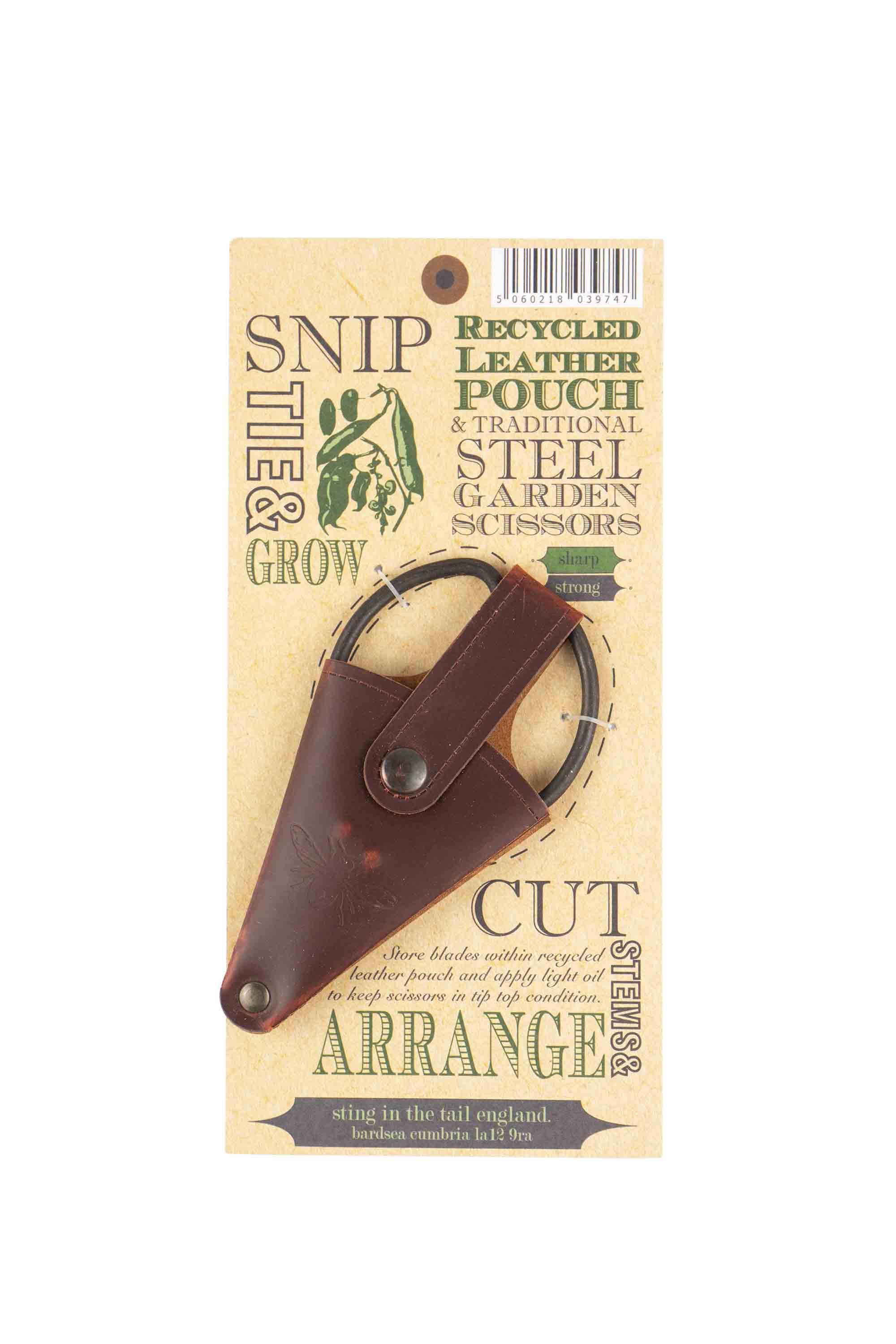 Flower Scissors in Leather Pouch - Image 3