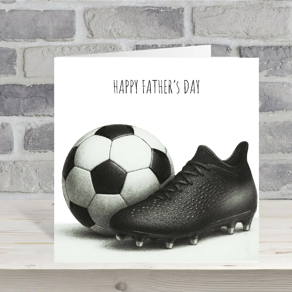 Football Father’s Day Card – For a Top Dad