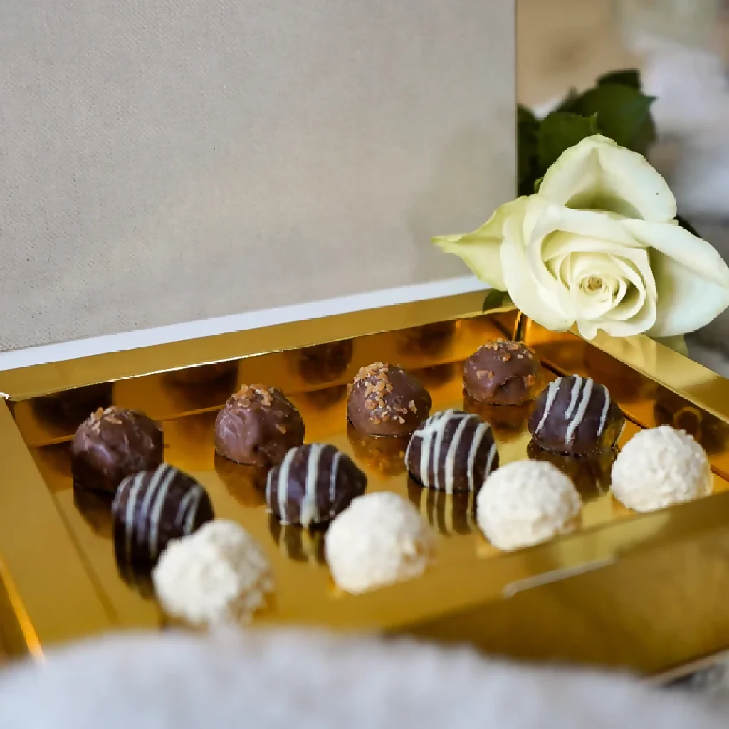 Mellow Trio of Truffles in Blush Book - Image 3