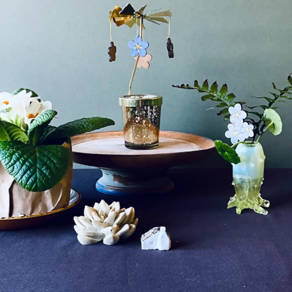 Forget me Not Candle Carousel