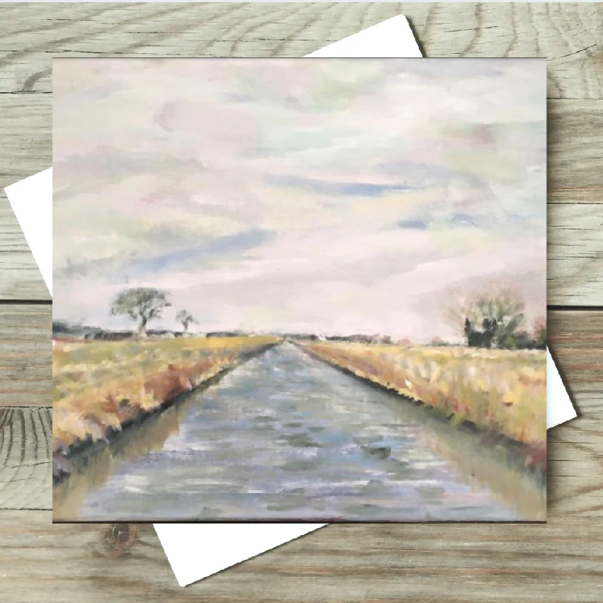Fossdyke Canal Greeting Card