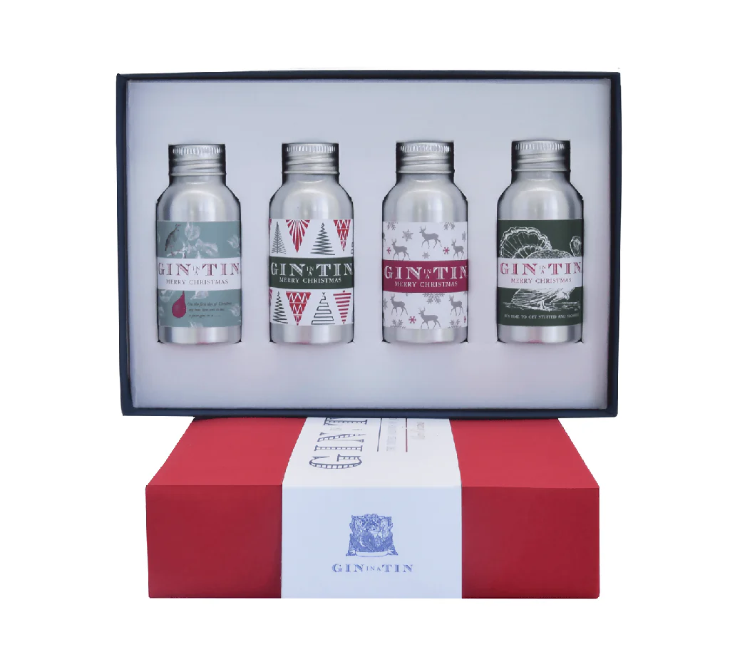 Four Fantastic Festive Tipples In Miniature Tins | 35ml x 4 Tins - Image 2