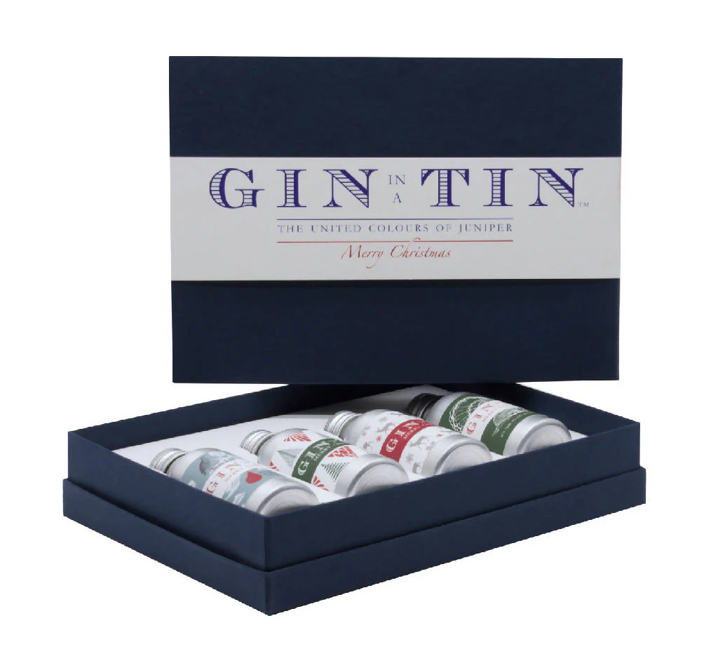 Four Fantastic Festive Tipples In Miniature Tins | 35ml x 4 Tins - Image 3