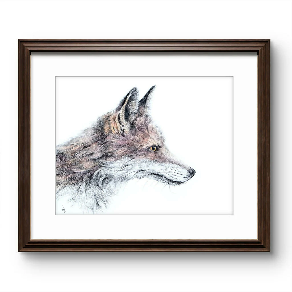 "Foxy" – Fine Art Giclée Print - Image 2