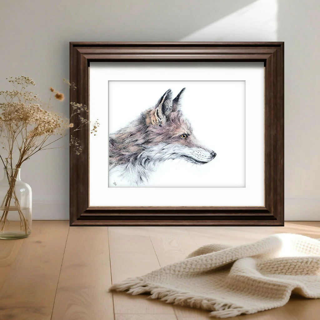 "Foxy" – Fine Art Giclée Print - Image 3