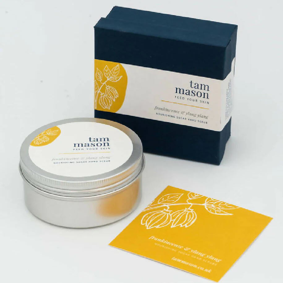 Frankincense & Ylang Ylang Sugar Hand Scrub, 150g - Image 4