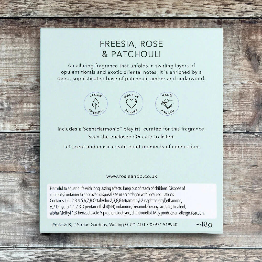 Freesia, Rose & Patchouli Wax Melts - Image 3