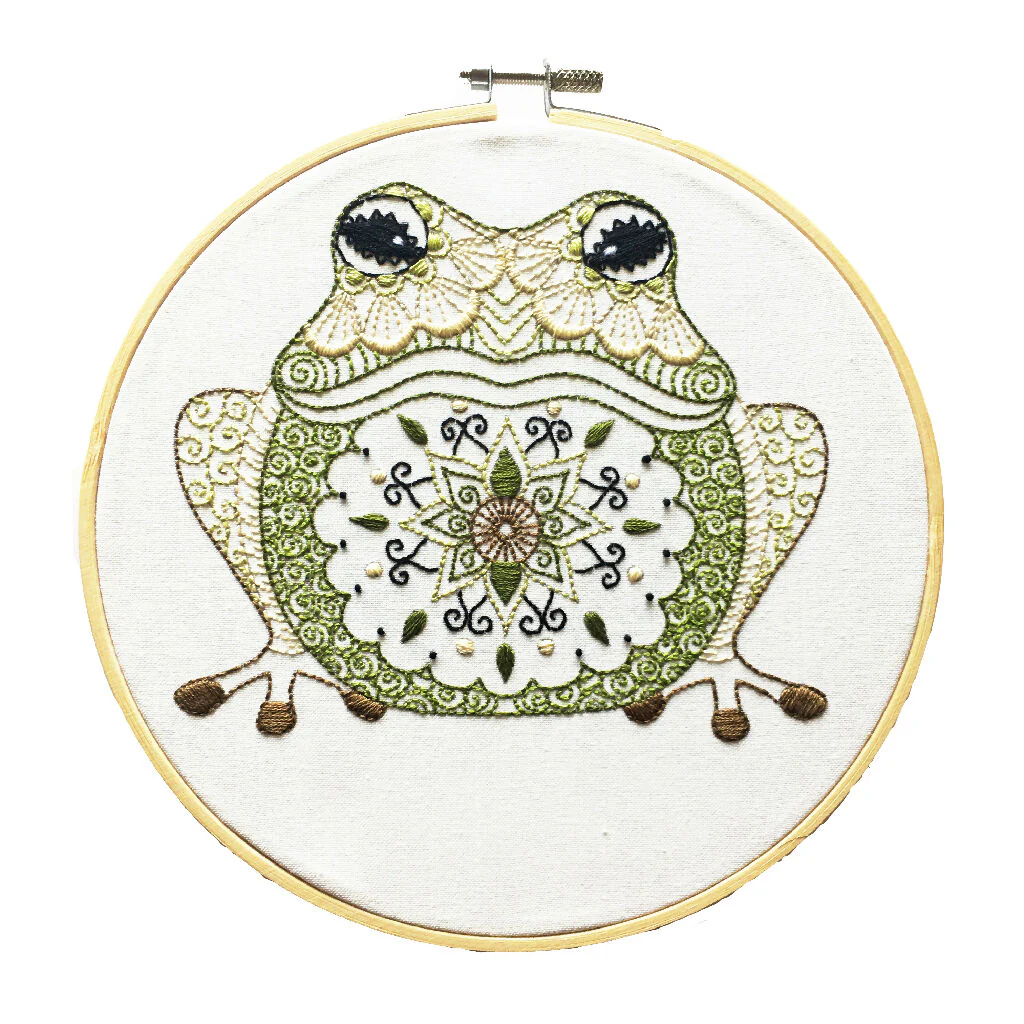 Frog Embroidery Kit - Image 2