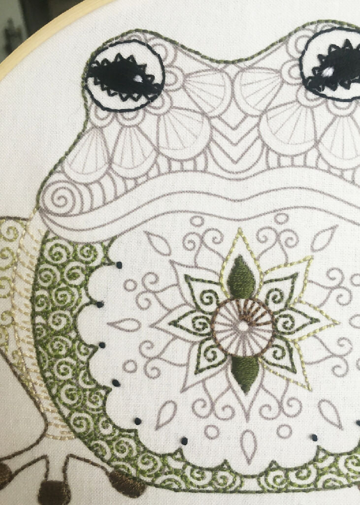 Frog Embroidery Kit - Image 7