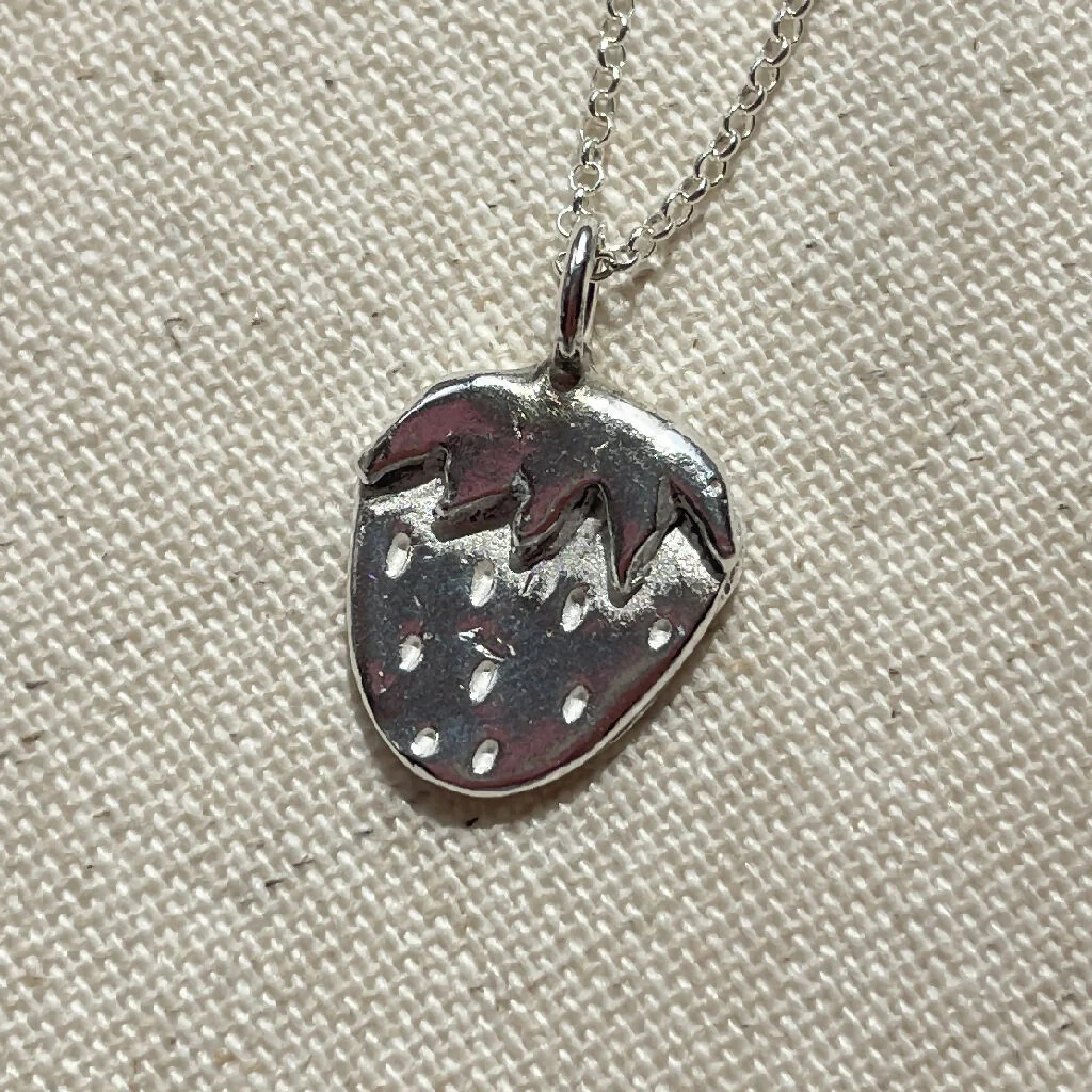 Fruit Sterling Silver Pendant necklace - Image 3