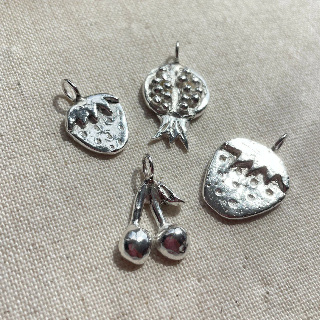 Fruit Sterling Silver Pendant necklace - Image 5