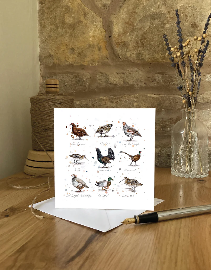 Game Birds | Greetings Card