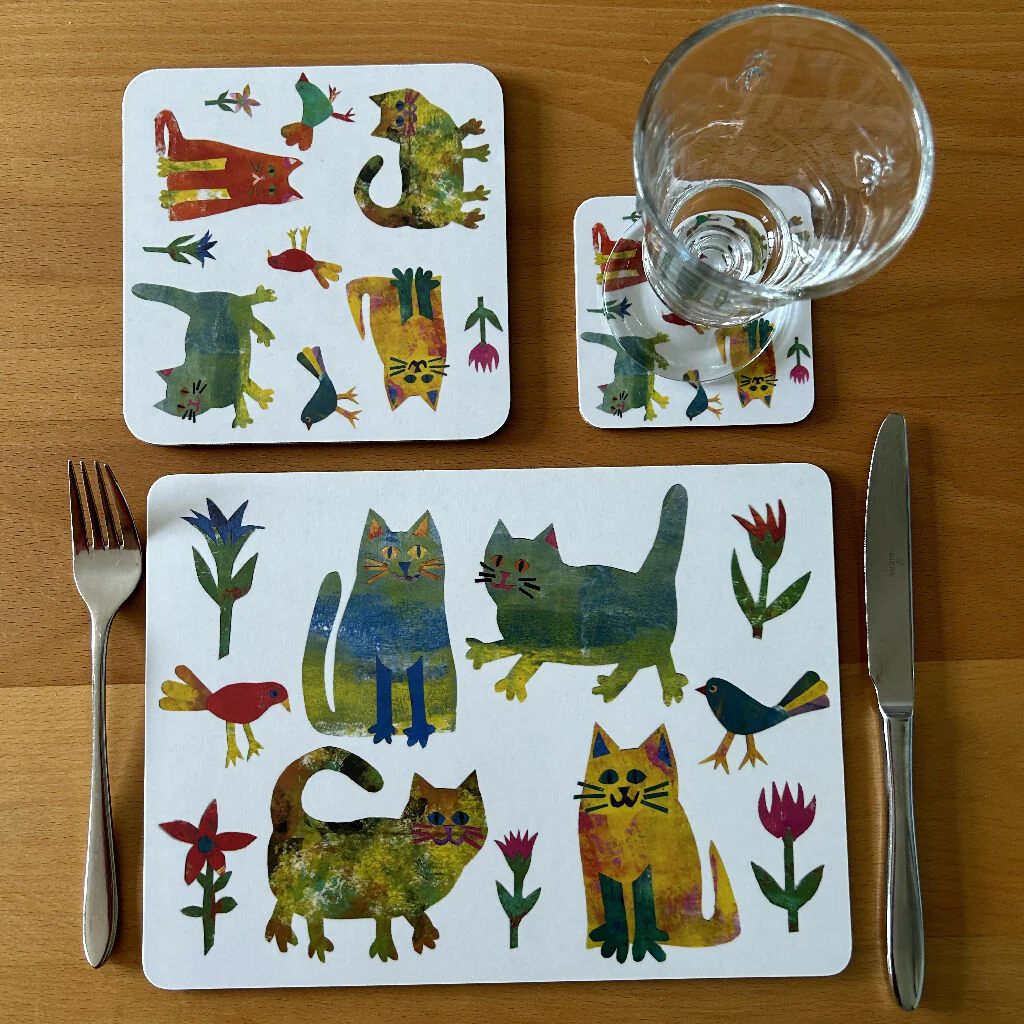Garden Cats placemat