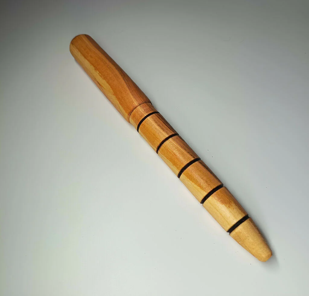 Garden Dibber - Cherry Wood - Marked in inches - Image 2