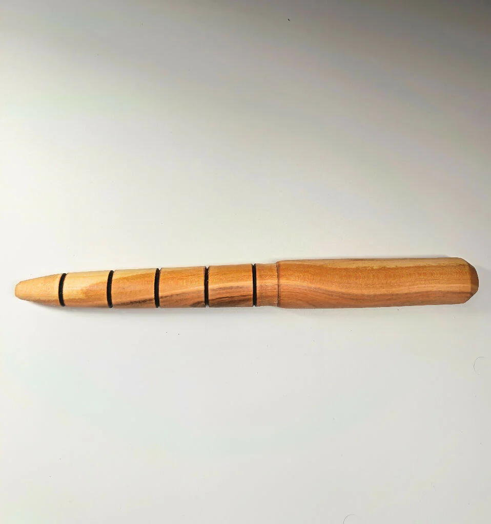 Garden Dibber - Cherry Wood - Marked in inches - Image 3