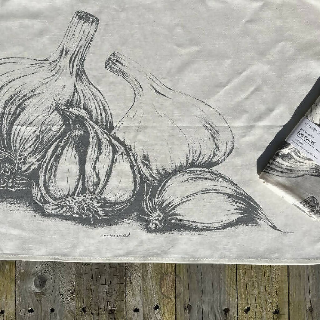 Garlic Tea Towel - Image 6