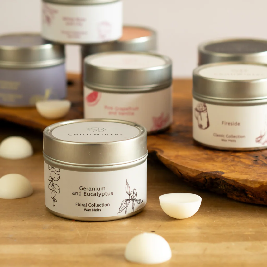 Geranium and Eucalyptus Candle or Wax Melts - Image 2