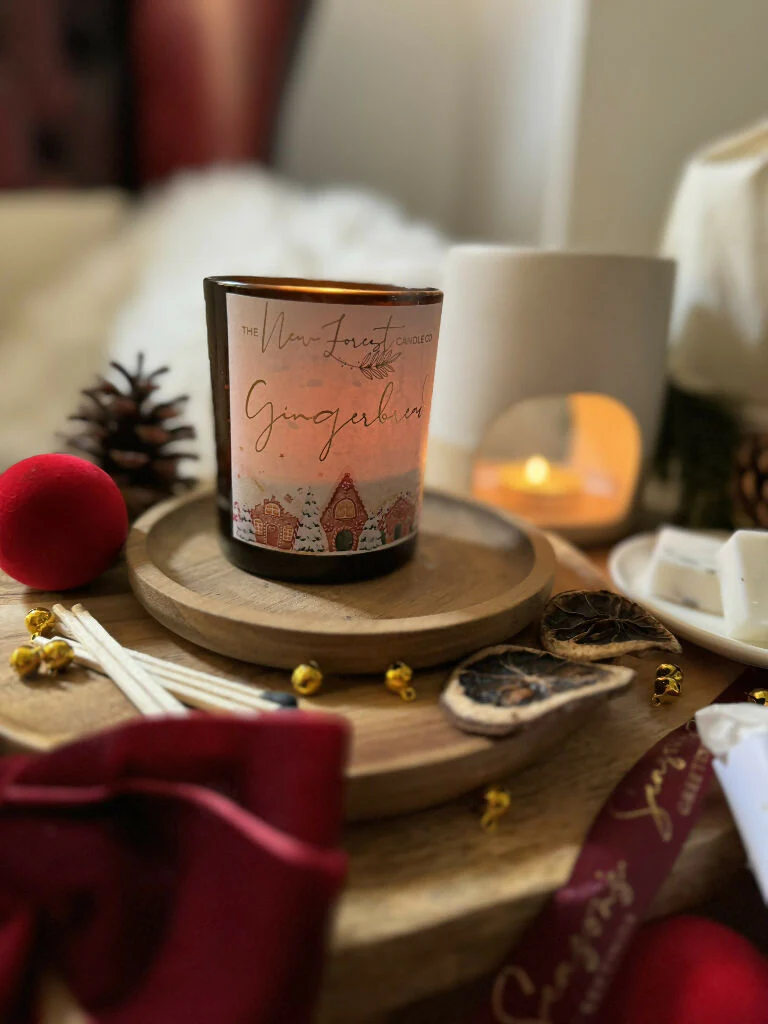Gingerbread Luxury Christmas Soy Candle - Image 3