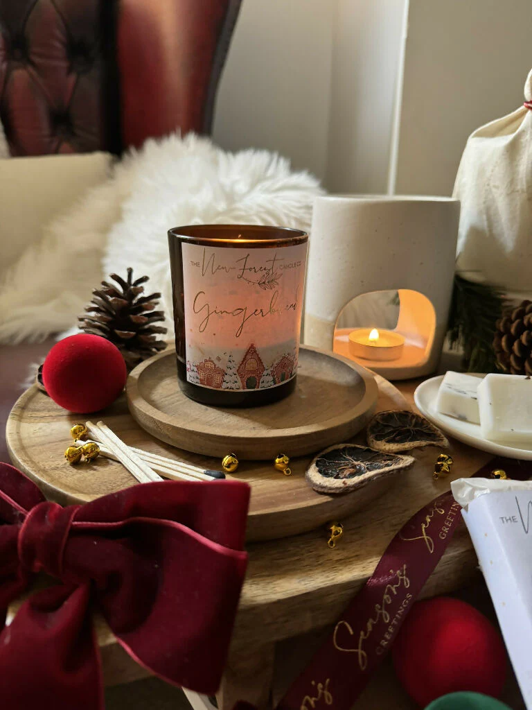 Gingerbread Luxury Christmas Soy Candle - Image 4
